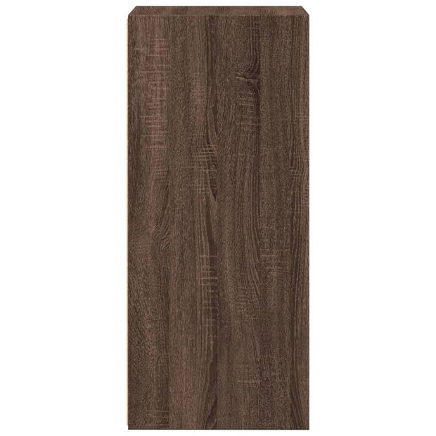 vidaXL Dressoir 40x41x93 cm bewerkt hout bruin eikenkleur