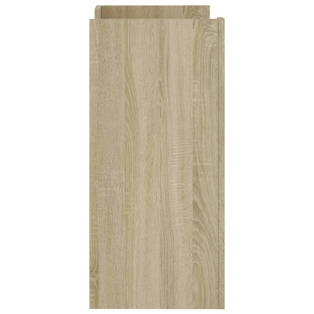 vidaXL Dressoir 73,5x35x75 cm bewerkt hout sonoma eikenkleurig