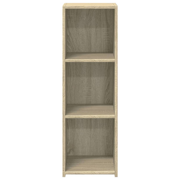 vidaXL Dressoir 30x41x93 cm bewerkt hout sonoma eikenkleurig