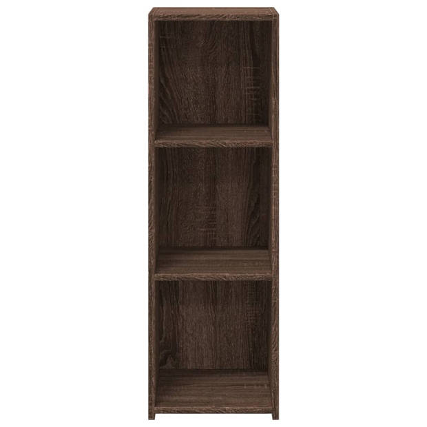 vidaXL Dressoir 30x41x93 cm bewerkt hout bruin eikenkleur