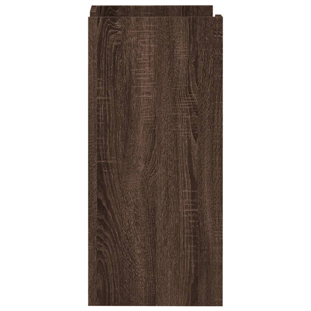 vidaXL Dressoir 45x35x75 cm bewerkt hout bruin eikenkleurig