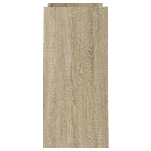 vidaXL Dressoir 73,5x35x75 cm bewerkt hout sonoma eikenkleurig