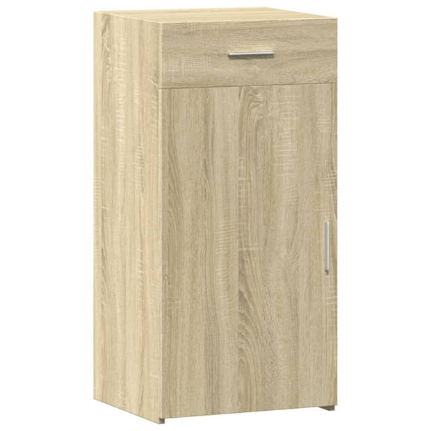 vidaXL Dressoir 45x42,5x93 cm bewerkt hout sonoma eikenkleurig