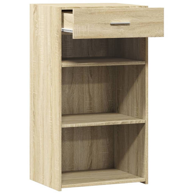 vidaXL Dressoir 50x42,5x93 cm bewerkt hout sonoma eikenkleurig