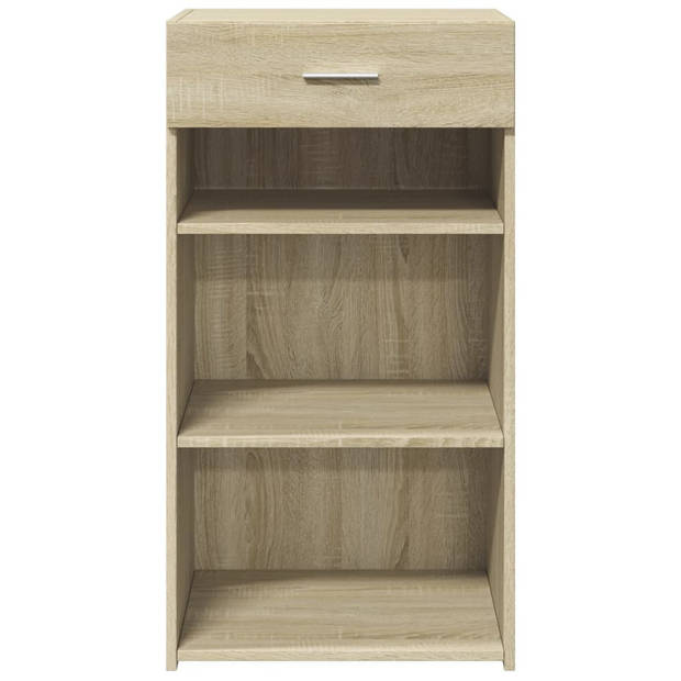 vidaXL Dressoir 50x42,5x93 cm bewerkt hout sonoma eikenkleurig