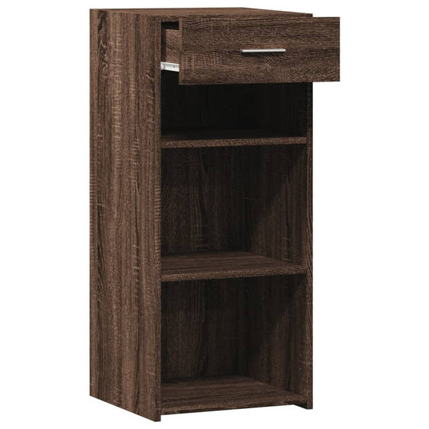 vidaXL Dressoir 40x42,5x93 cm bewerkt hout bruin eikenkleur