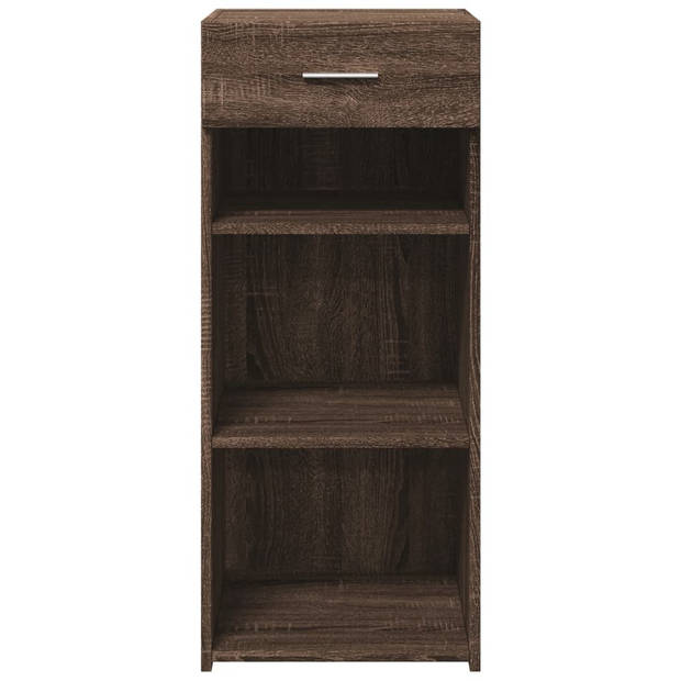 vidaXL Dressoir 40x42,5x93 cm bewerkt hout bruin eikenkleur