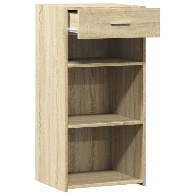 vidaXL Dressoir 45x42,5x93 cm bewerkt hout sonoma eikenkleurig