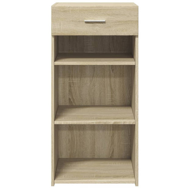 vidaXL Dressoir 45x42,5x93 cm bewerkt hout sonoma eikenkleurig