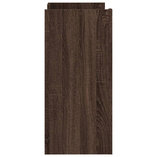 vidaXL Dressoir 73,5x35x75 cm bewerkt hout bruin eikenkleur