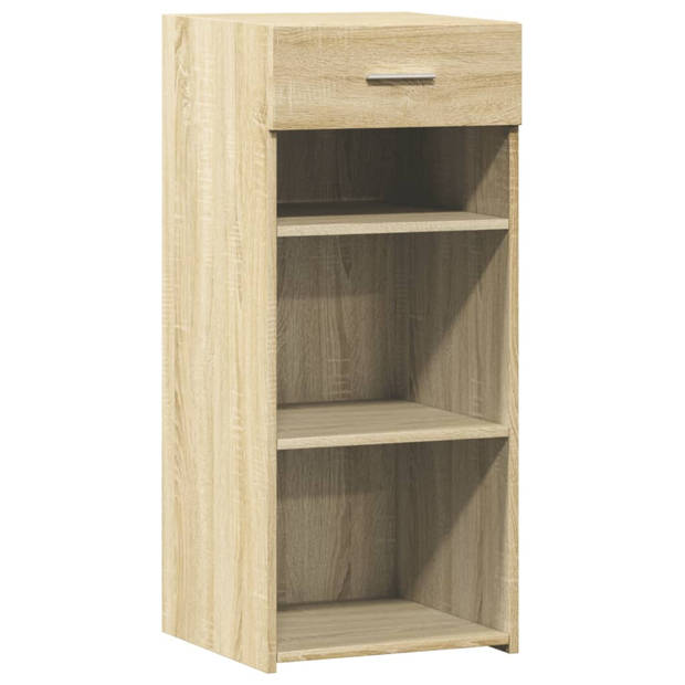 vidaXL Dressoir 40x42,5x93 cm bewerkt hout sonoma eikenkleurig