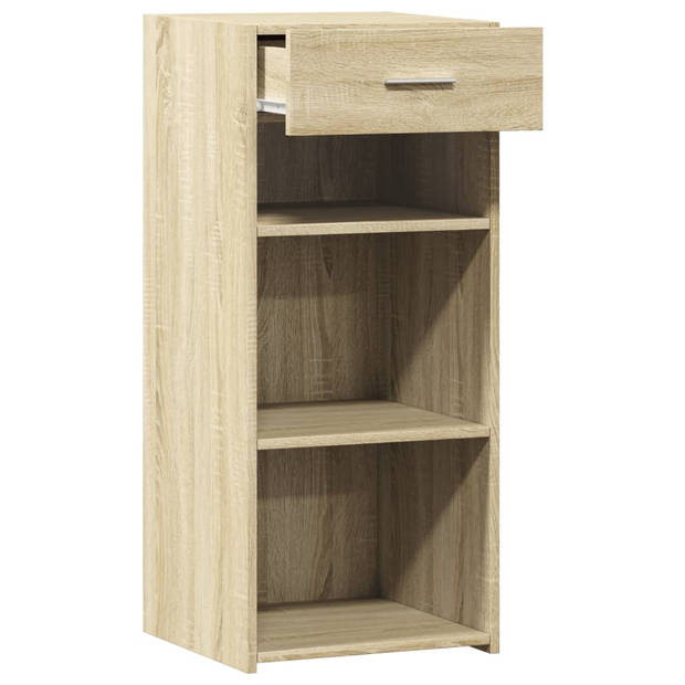 vidaXL Dressoir 40x42,5x93 cm bewerkt hout sonoma eikenkleurig