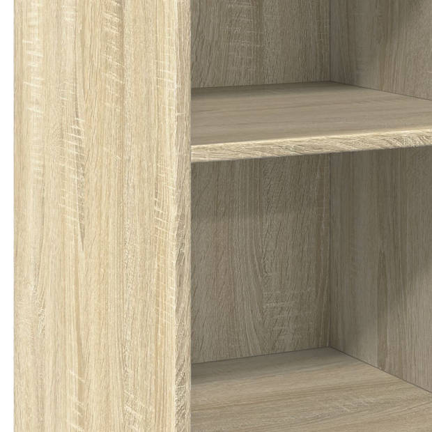 vidaXL Dressoir 40x41x93 cm bewerkt hout sonoma eikenkleurig