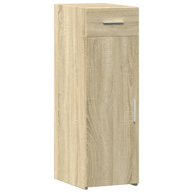 vidaXL Dressoir 30x42,5x93 cm bewerkt hout sonoma eikenkleurig