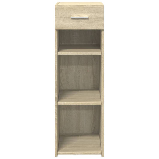 vidaXL Dressoir 30x42,5x93 cm bewerkt hout sonoma eikenkleurig