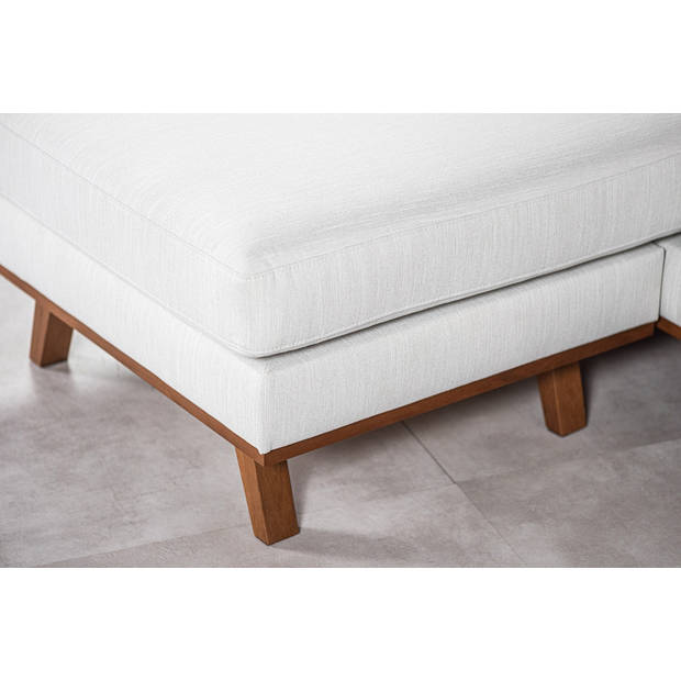 Giga Meubel - Chaise Longue Bank - Beige - 3-Zits Rechts - Melva