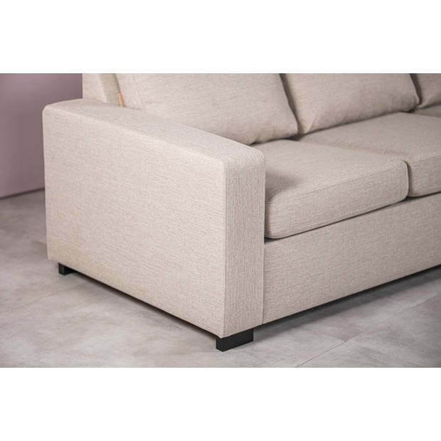 Giga Meubel - Hoekbank Beige Stof - 3-Zits Rechts 252cm - Inari