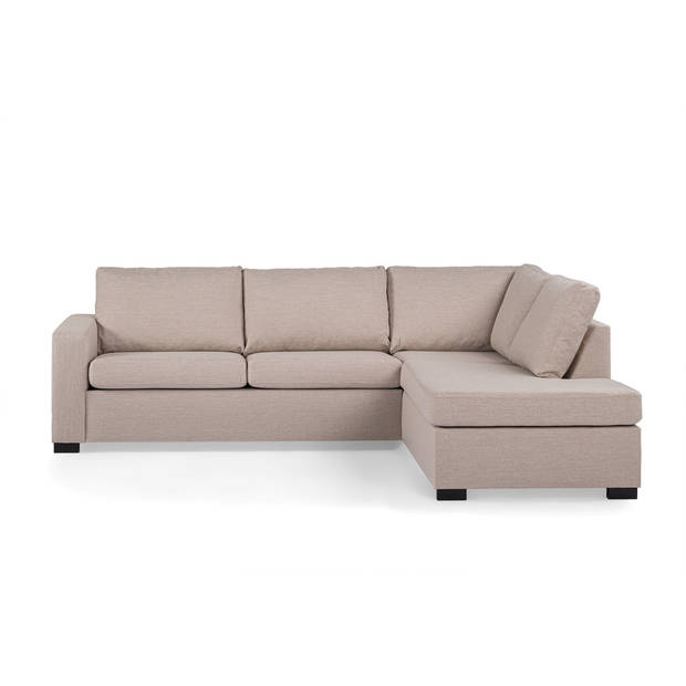 Giga Meubel - Hoekbank Beige Stof - 3-Zits Rechts 252cm - Inari