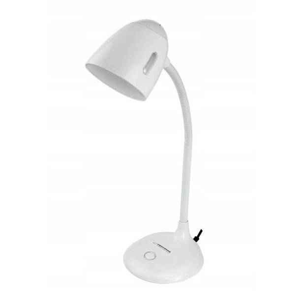 Bureaulamp Esperanza ELD110W Wit Plastic 12 W