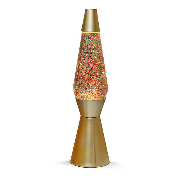 Lavalamp iTotal 40 cm Gouden Kristal Plastic