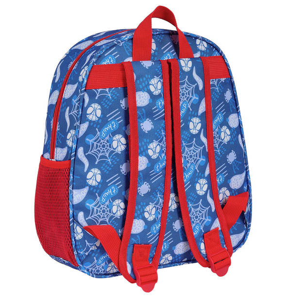 3D-schoolrugzak Spider-Man Rood Marineblauw 27 x 33 x 10 cm