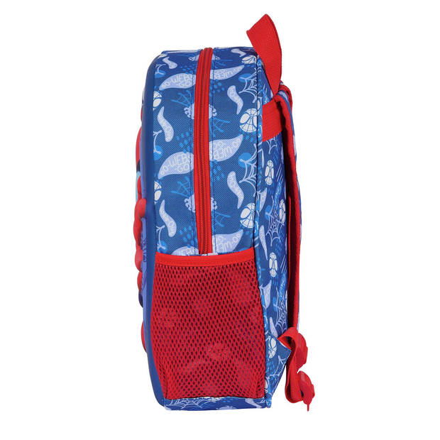 3D-schoolrugzak Spider-Man Rood Marineblauw 27 x 33 x 10 cm