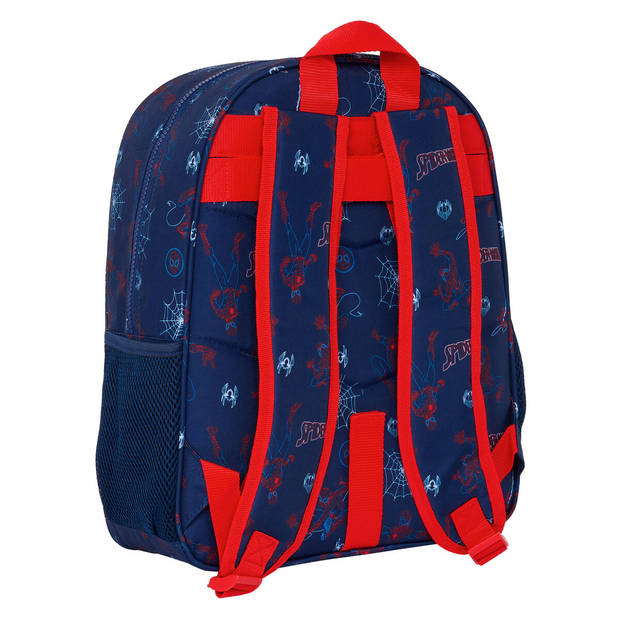 Schoolrugzak Spider-Man Neon Marineblauw 32 X 38 X 12 cm