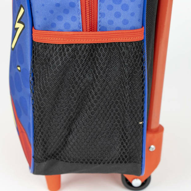 Marvel Spiderman rugzak voor kinderen - blauw - 25 x 10 x 29 cm - rugzak met ingebouwde trolley - Rugzak - kind