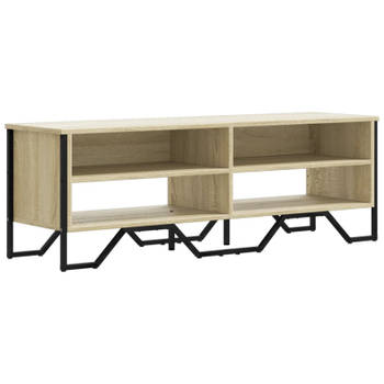 vidaXL Tv-meubel 122x34x41 cm bewerkt hout sonoma eikenkleurig