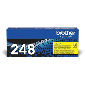 Toner met gele inkt TN248Y voor BROTHER-printers - 1000 pagina's