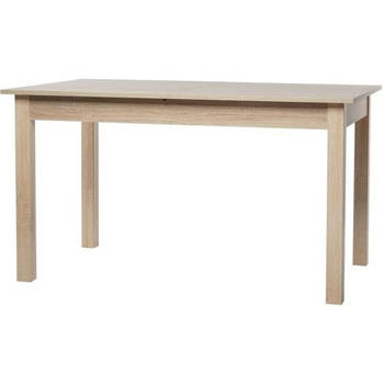 COBURG Uitschuifbare eettafel van 6 tot 10 personen Klassiek eiken decor - L 137-177 xl 80 cm