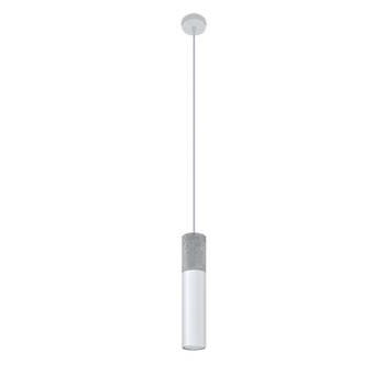 Sollux Hanglamp Borgio 1 lichts beton wit