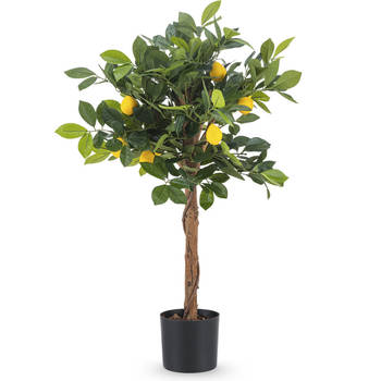 Hoyz Greenery - Kunstplant citroenboom 75 cm