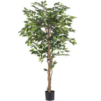 Hoyz Greenery - Kunstplant Ficus Groen 180 cm