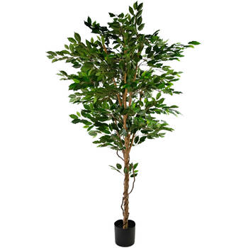 Hoyz Greenery - Kunstplant Ficus Groen 210 cm