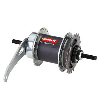 Sram Automatix Naaf 2 Speed Hub Coaster 36H 130/178 Met Tandwiel 19T