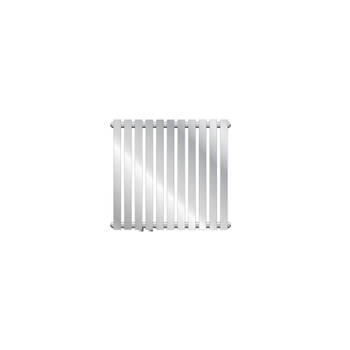 Badkamer radiator Horizontaal met middenaansluiting 640x600 mm Chroom LuxeBath