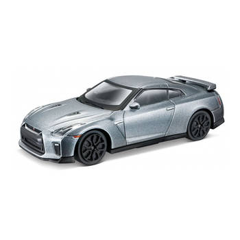 Speelgoedauto Nissan GT-R 2017 grijs 1:43/11 x 4 x 3 cm - Speelgoed auto's