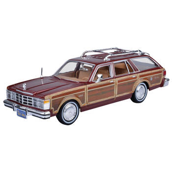 Modelauto Chevrolet LeBaron 1979 bruin schaal 1:24/22 x 8 x 6 cm - Speelgoed auto's