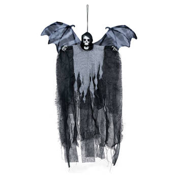 Fiestas Horror/halloween decoratie skelet/geraamte pop - hangend - 60 cm - Halloween poppen