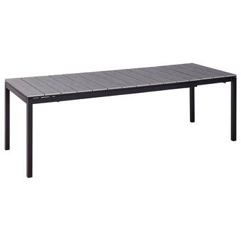 Beliani TOFANE - Verlengbare tafel-Grijs-Aluminium