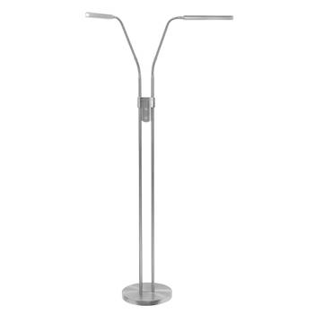 Highlight Vloerlamp Murcia 2 lichts H 145 cm mat chroom