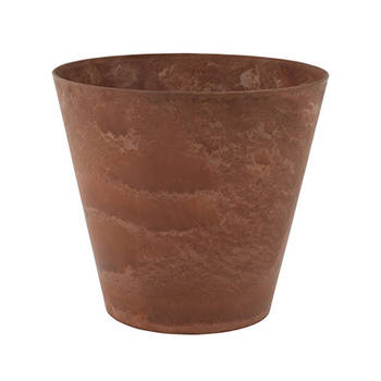 Artstone Bloempot Claire - bruin - D43 x H39 cm - met drainagesysteem - voor binnen en buiten - Plantenpotten