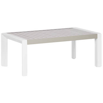 Beliani CASTELLA - Tuintafel-Beige-Aluminium