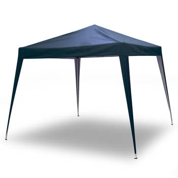 Partytent opvouwbaar / Vouwtent Paviljoen 330x330 cm - Marineblauw