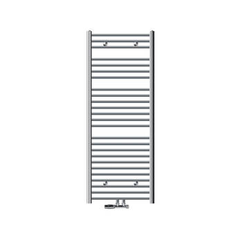 Badkamerradiator Sahara 600 x 1500 mm Chroom gebogen met middenaansluiting