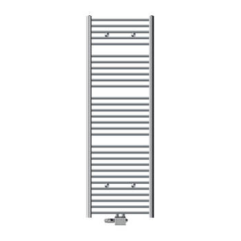 Badkamerradiator Sahara 600x1800 mm chroom gebogen met middenaansluiting