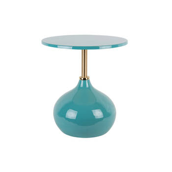 Leitmotiv - Bijzettafel Kensi - Turquoise blue