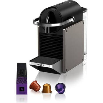 Nespresso Krups Pixie Titanium Koffiezetapparaat YY5290FD