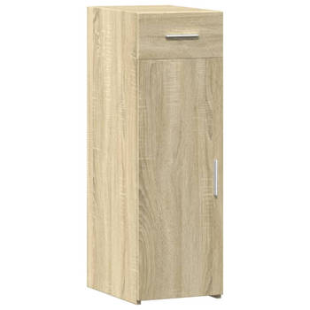 vidaXL Dressoir 30x42,5x93 cm bewerkt hout sonoma eikenkleurig